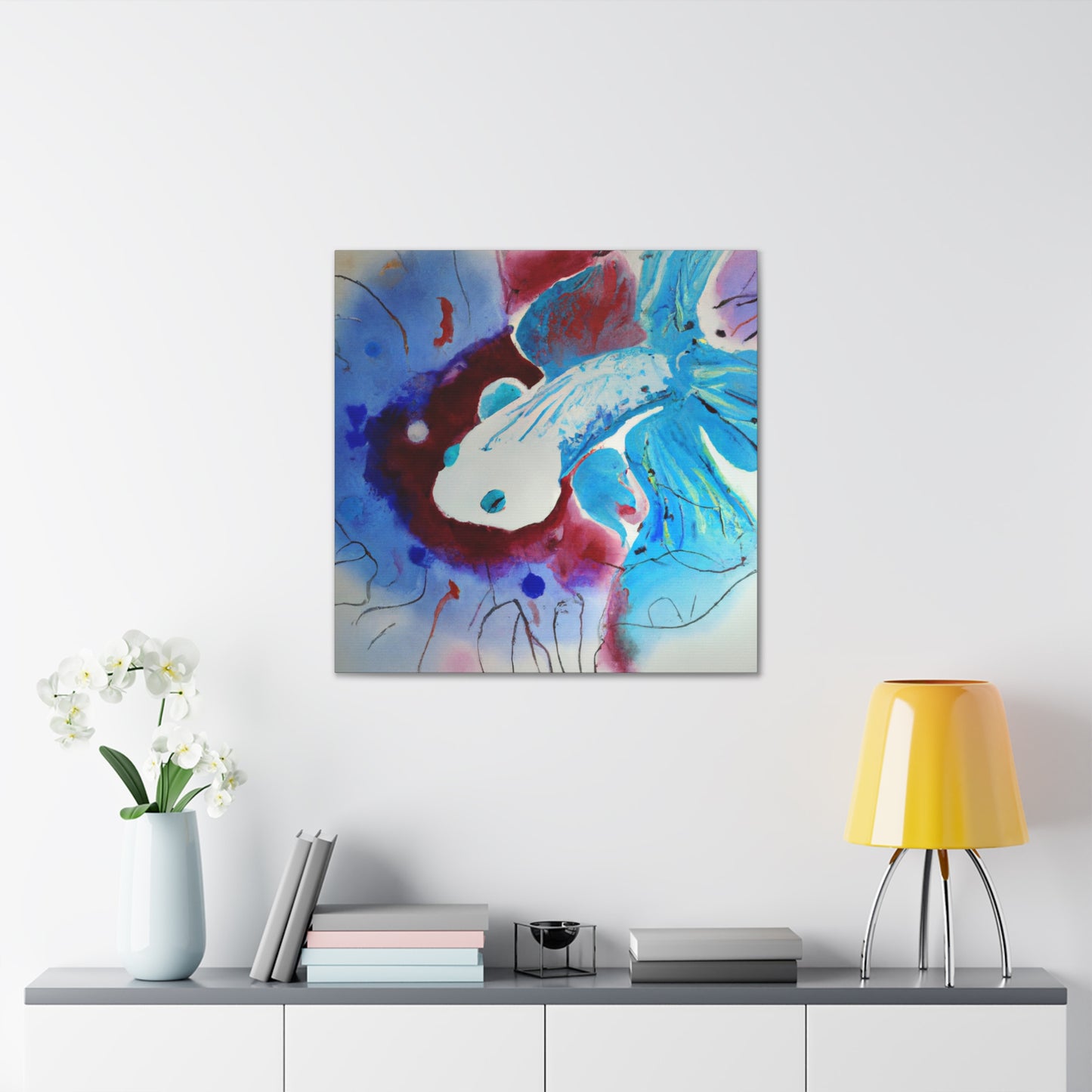 "Betta in Expressionism" - Canvas