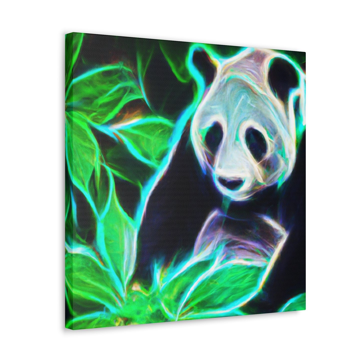 Giant Panda Mosaic Art - Canvas