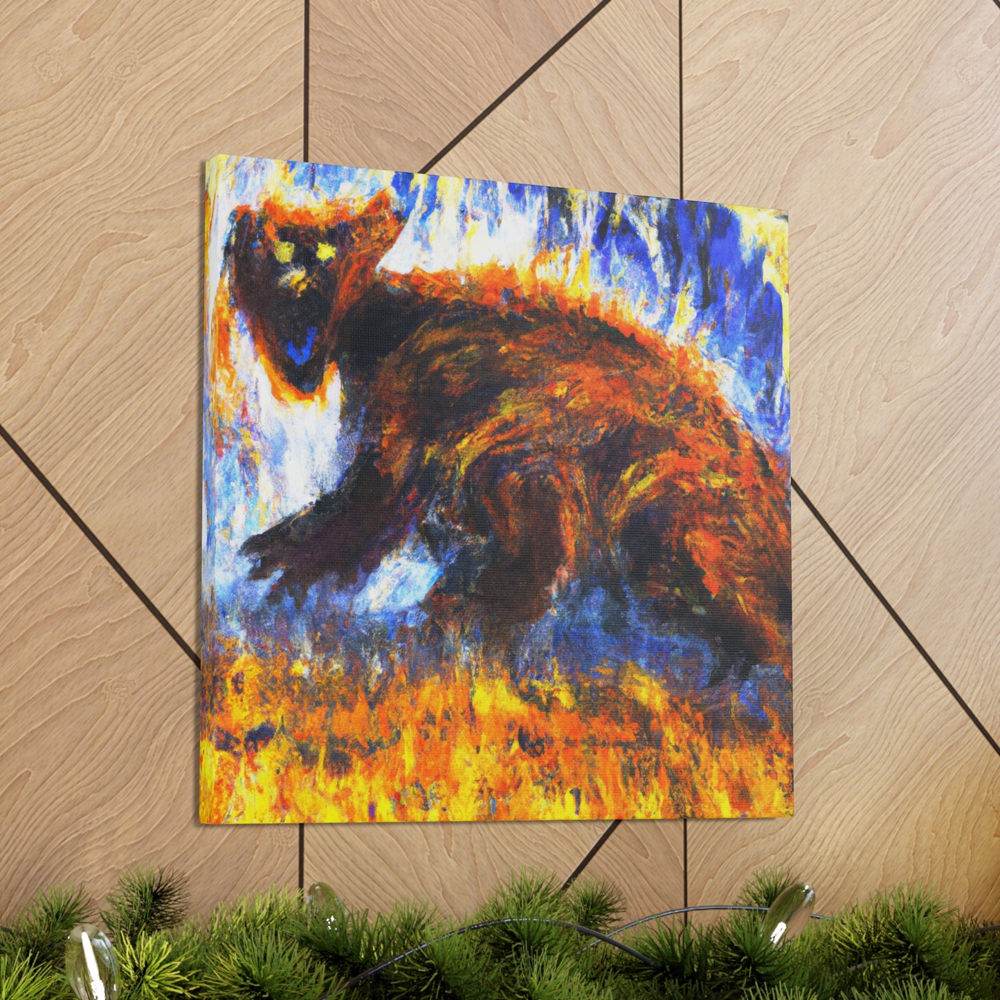 Marmot in Expressionism - Canvas