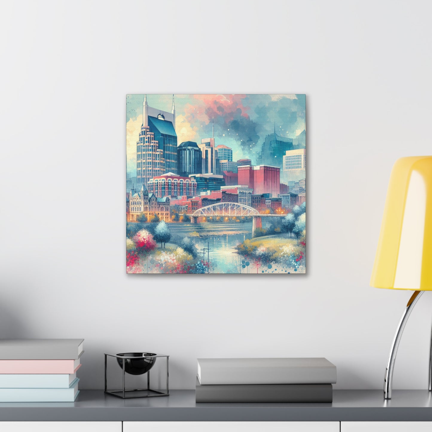 "Melodic City Symphony" - Canvas