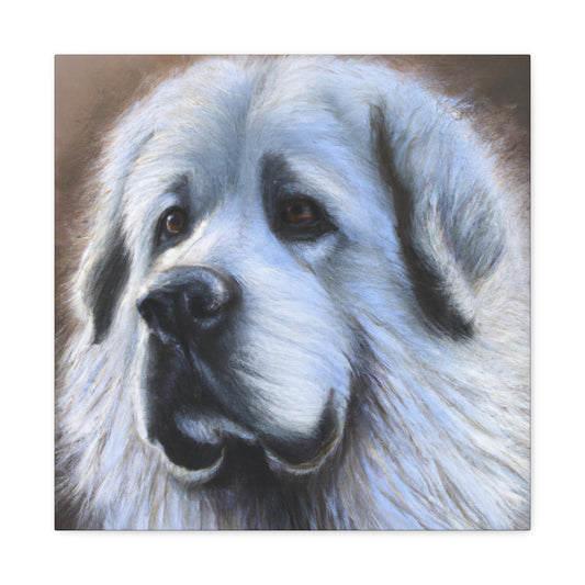 "Proud Pyrenees Portrait" - Canvas