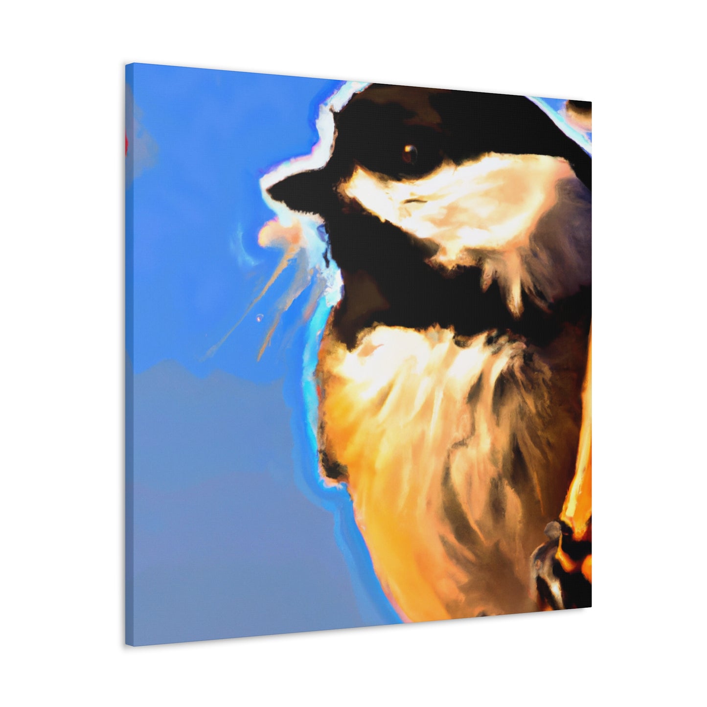 "Chickadee Hyperrealism" - Canvas