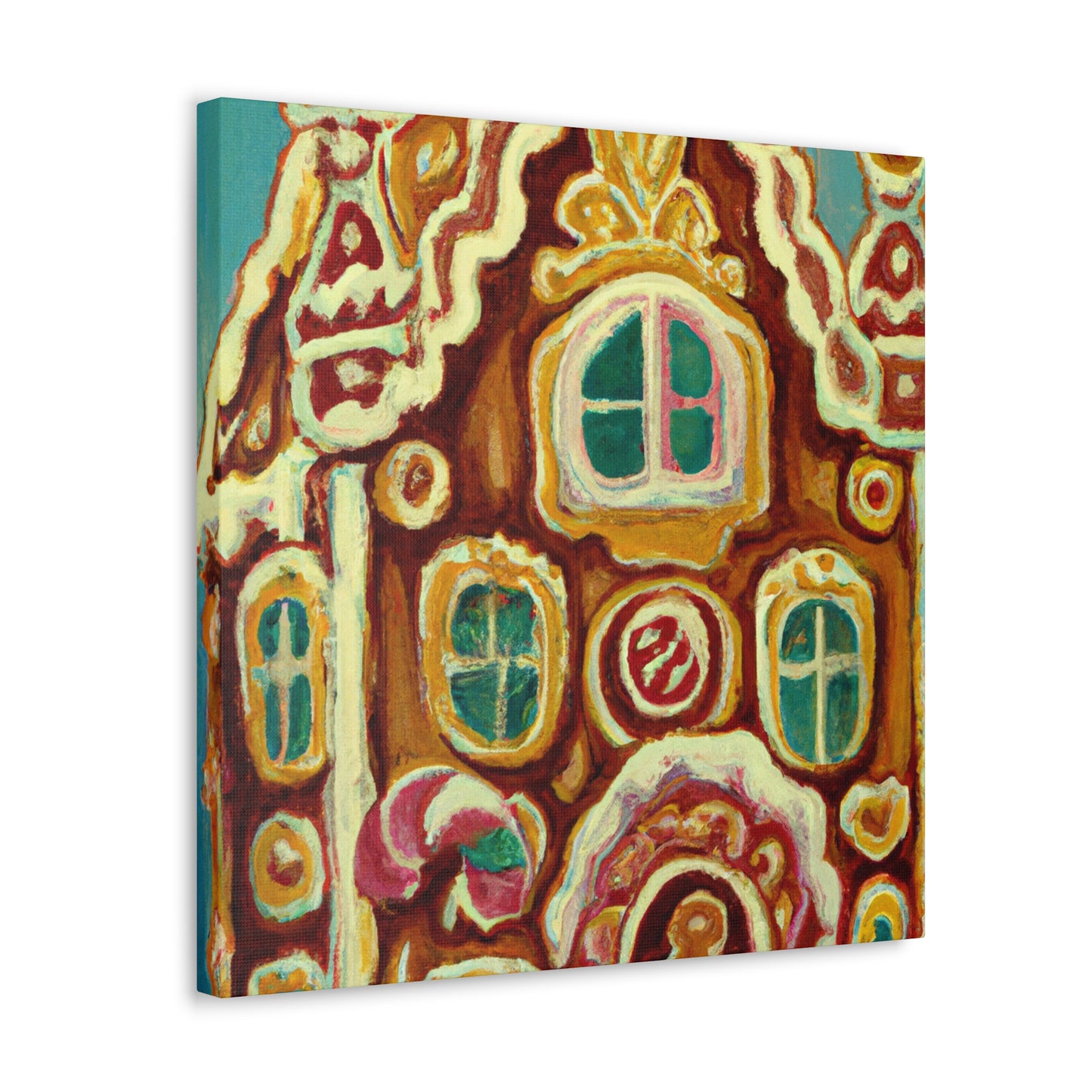 Gingerbread Palace Splendour - Canvas