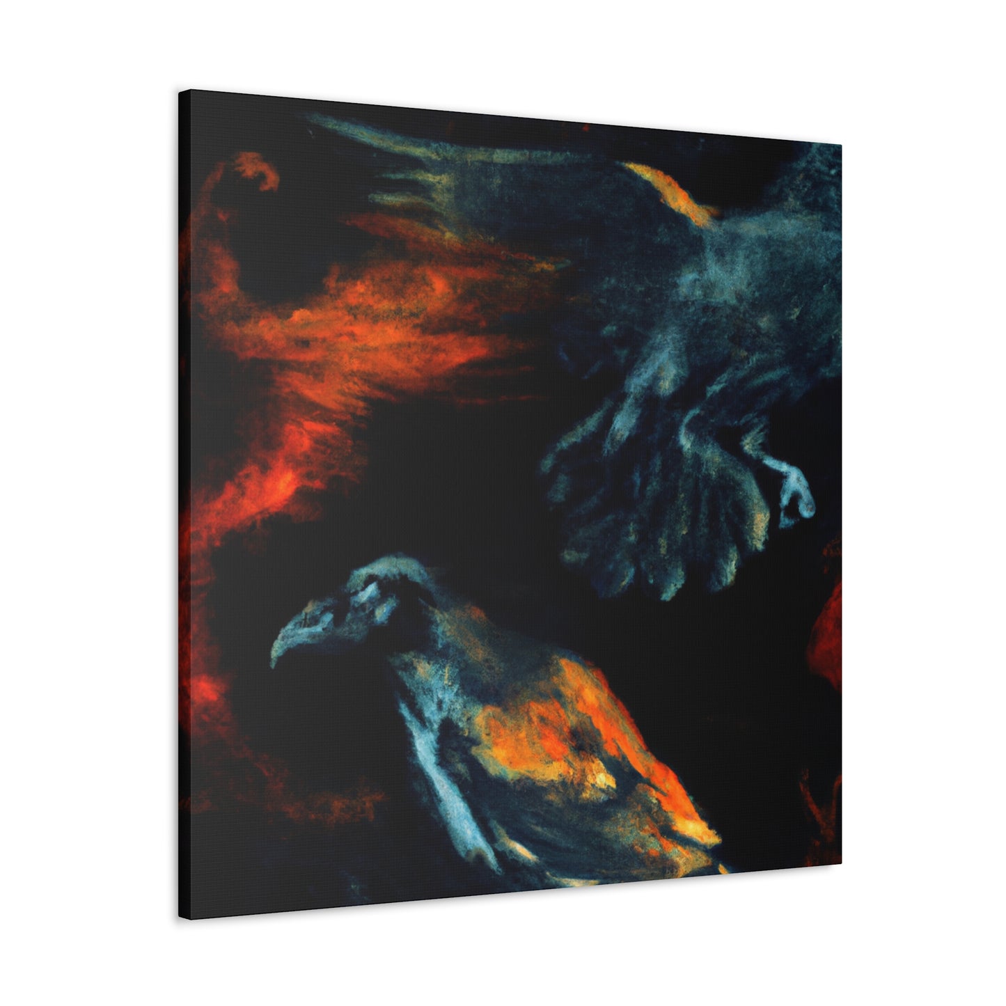 American Crow Regalness - Canvas