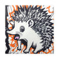 Hedgehog Urban Expression - Canvas