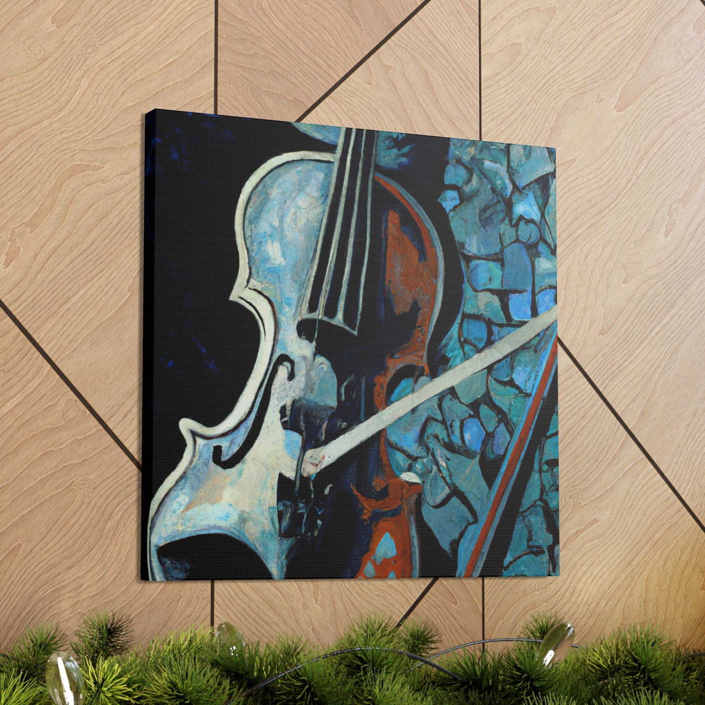 "Strumming on a Violin" - Canvas