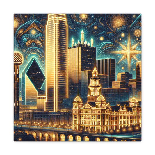 "Enchanting Dallas Horizons" - Canvas