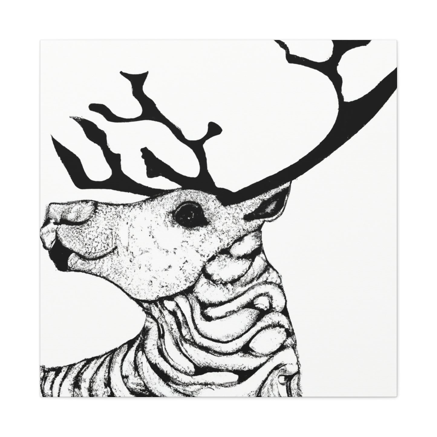 Reindeer in Dreamscape - Canvas