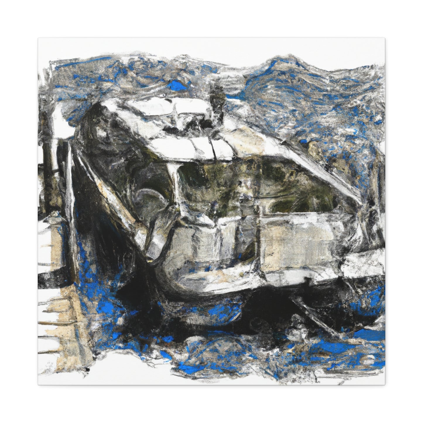 The Pontoon Voyage - Canvas