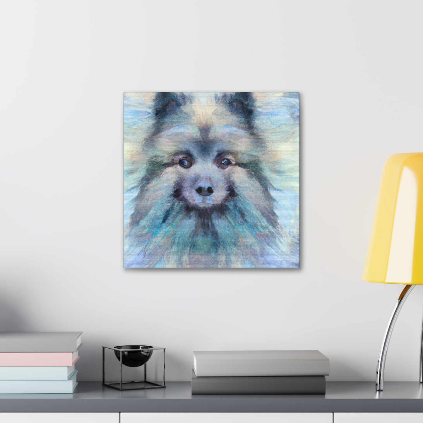 Keeshond's Hyperrealism - Canvas