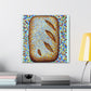 "Bread's Pointillist Painting - Canvas