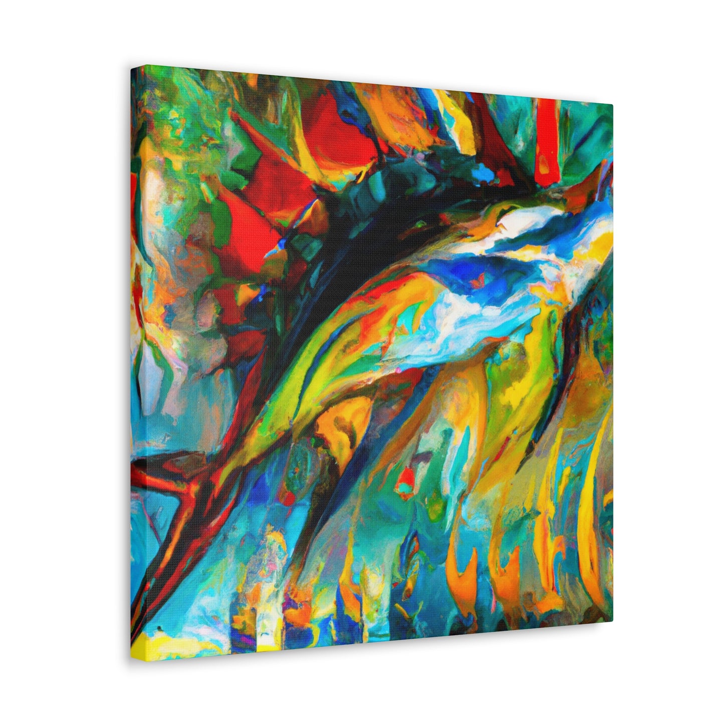 "Sailfish Under the Waves" - Canvas