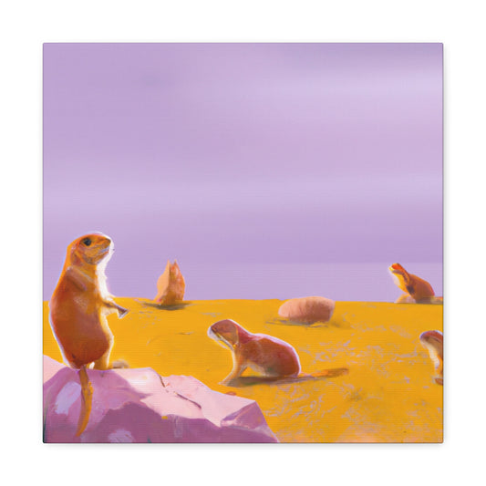 "Prairie Dog Surrealism" - Canvas