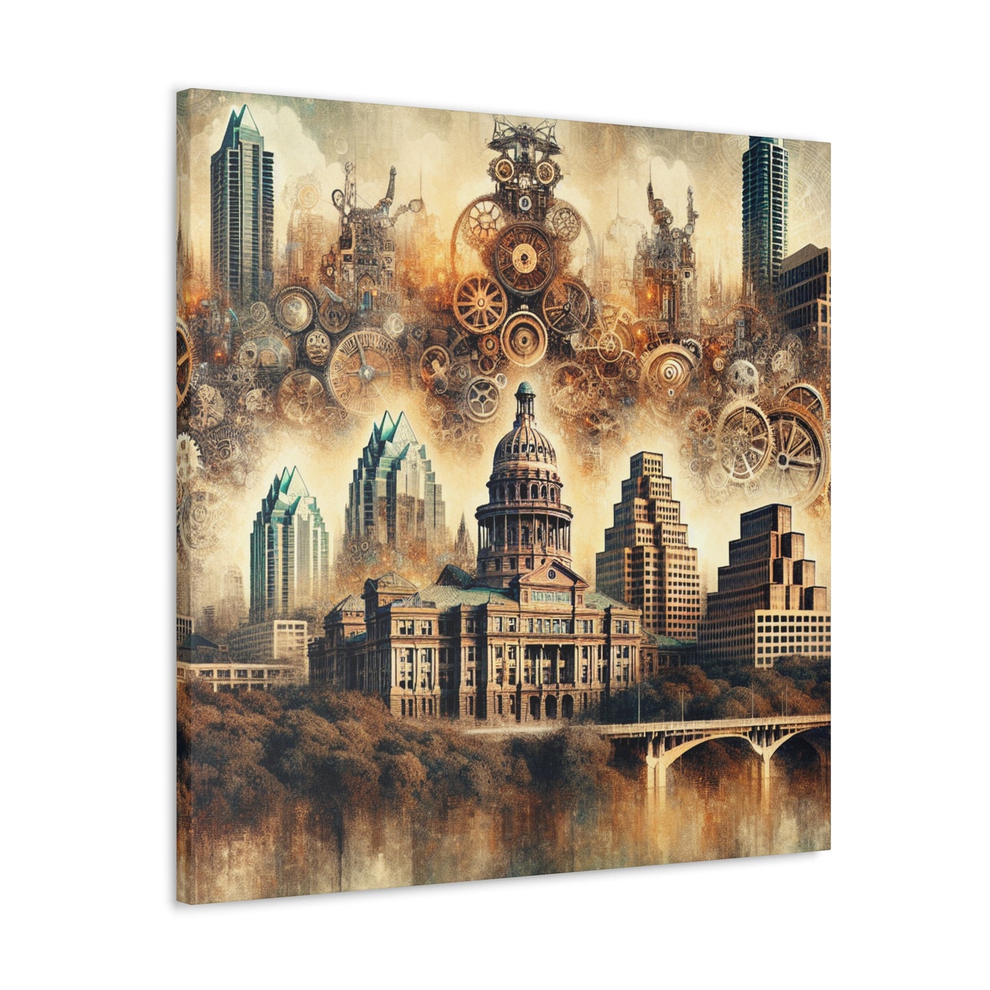 "Steam-powered Austin Enchantment" - Canvas