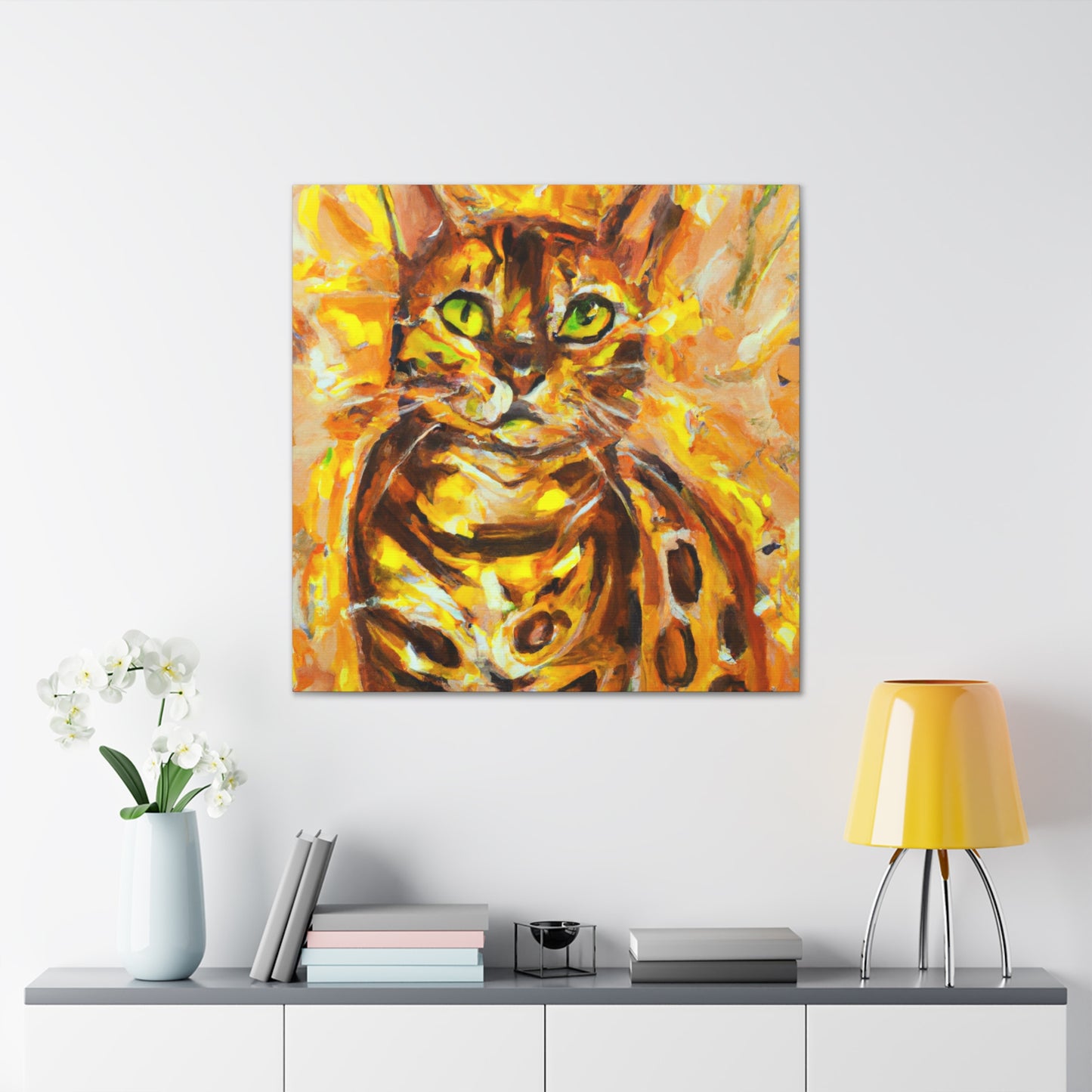 Bengal in Expressionism - Canvas