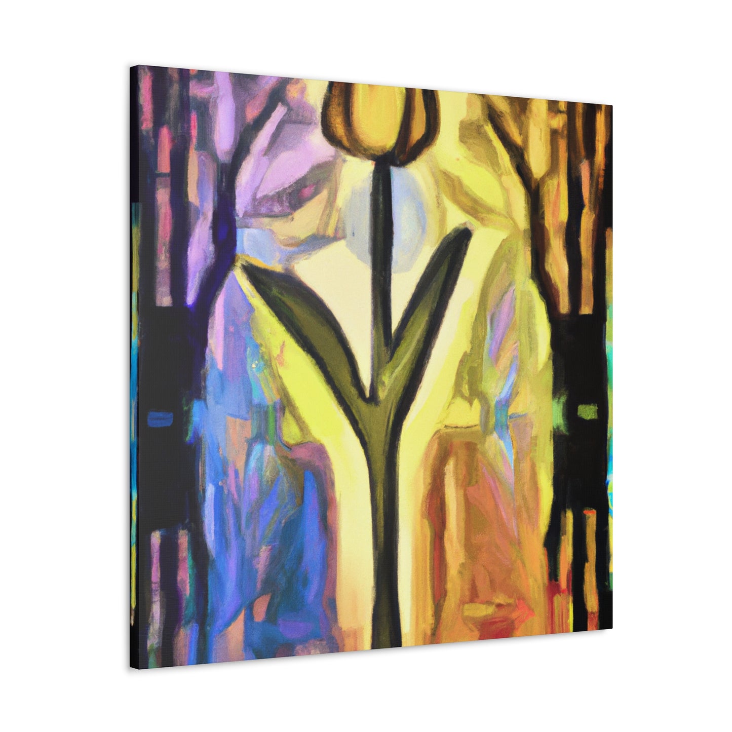 Tulip Fields in Bloom - Canvas