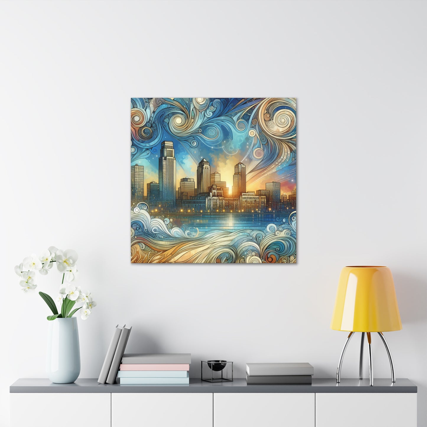 "Enchanting Omaha Serenade" - Canvas