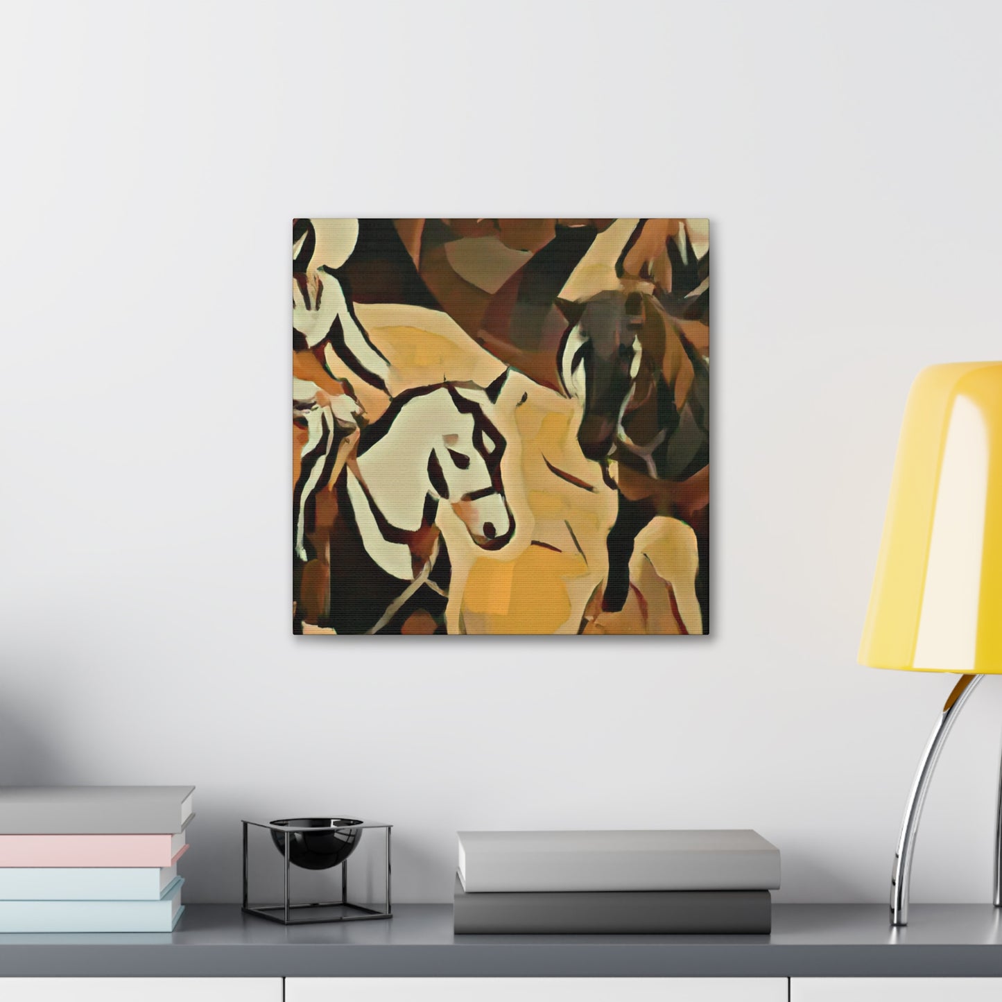 "Cattle Drive in Motion" - Canvas