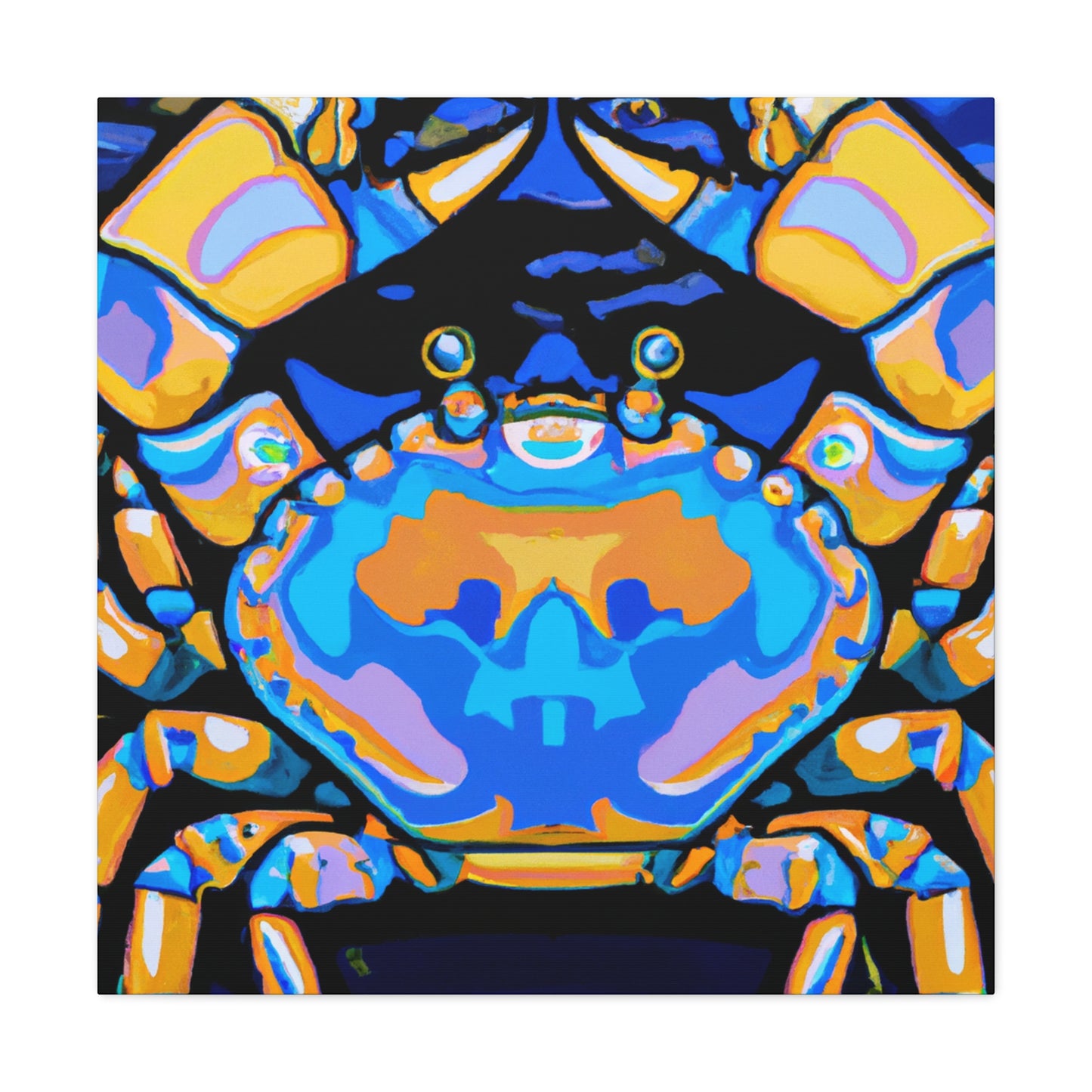 Crab in the Deco - Canvas