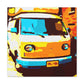 "Vintage Camper Van Bliss" - Canvas