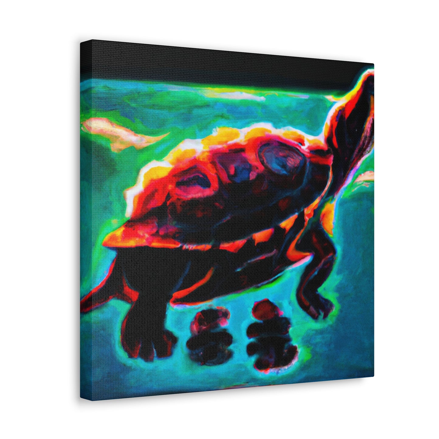 "Turtle of Art Deco" - Canvas