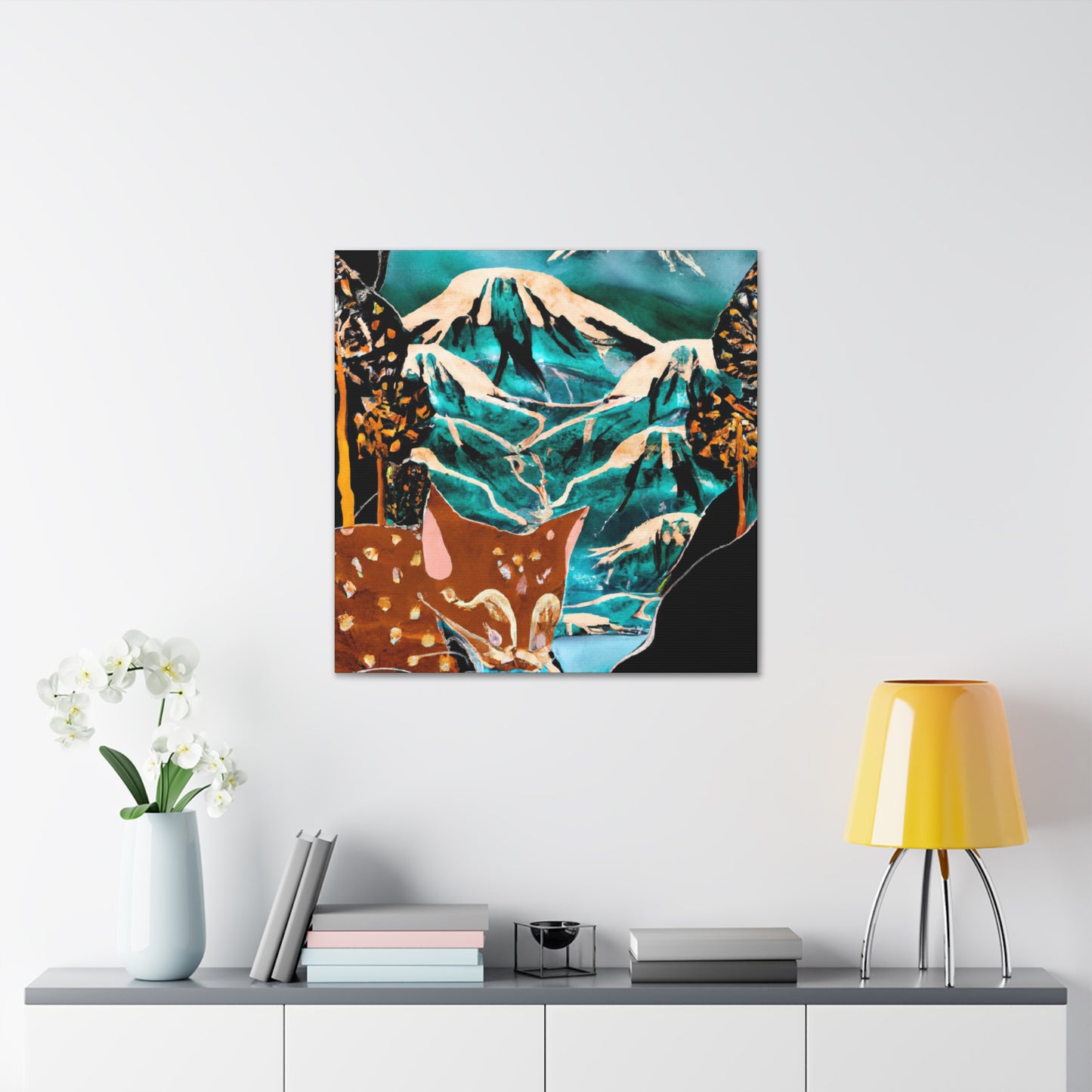 Mountain Cougar Portrait - Canvas