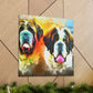 Saint Bernard's Majesty - Canvas