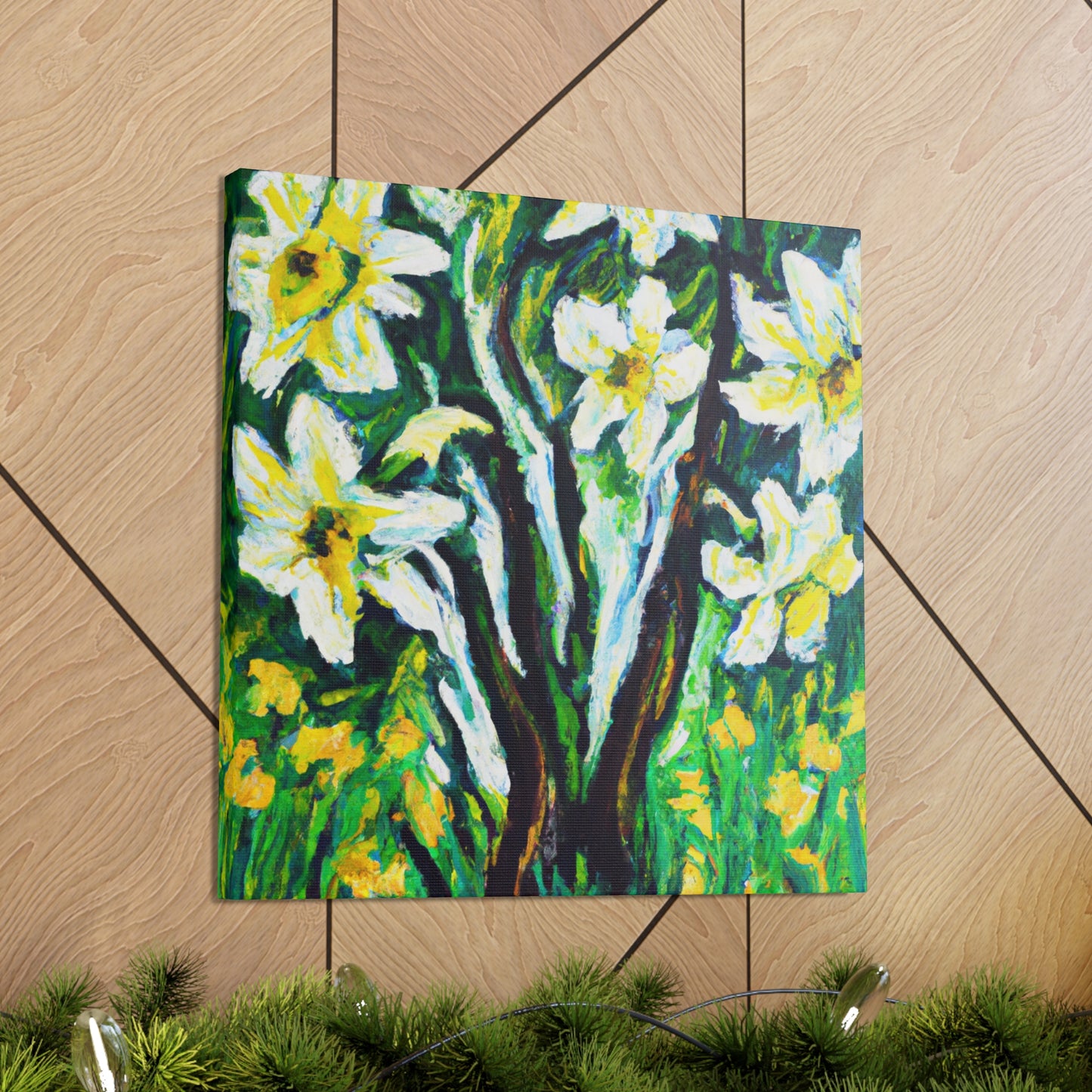 "Bright Daffodil Radiantly" - Canvas