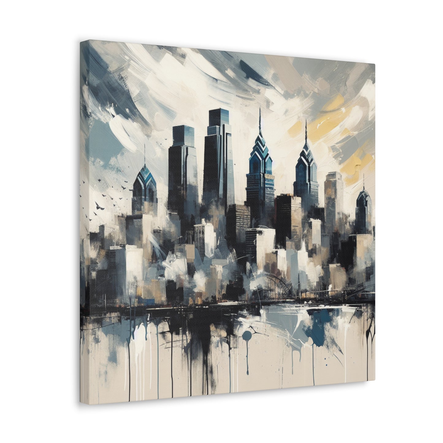 "Cityscape Serenade Philadelphia" - Canvas