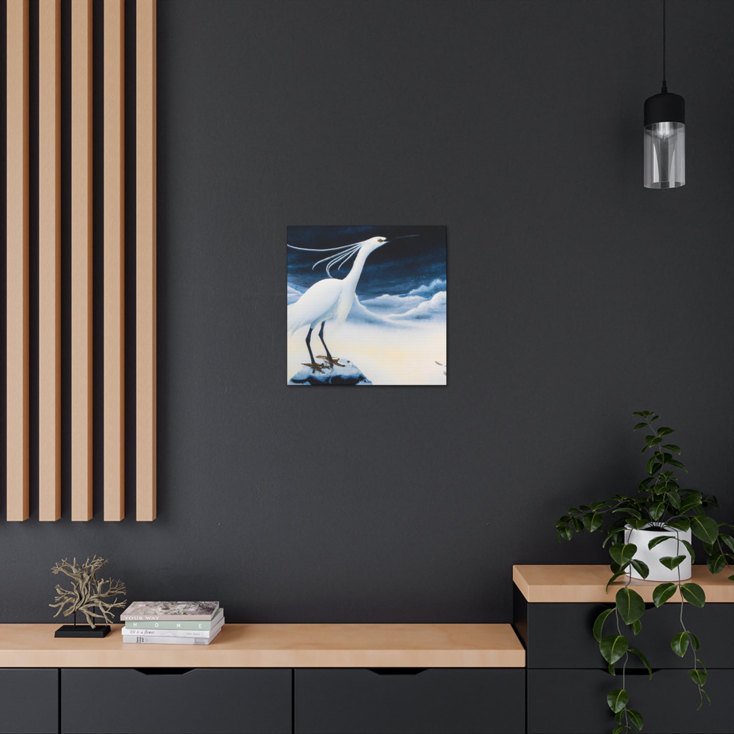 Snowy Egret Splendor - Canvas