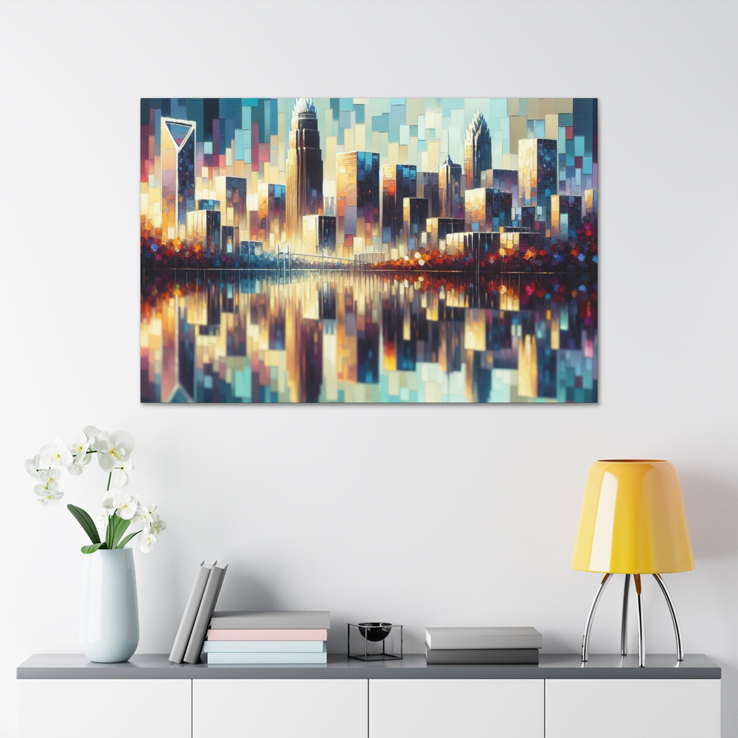 "Urban Euphoria: Charlotte Reverie" - Canvas