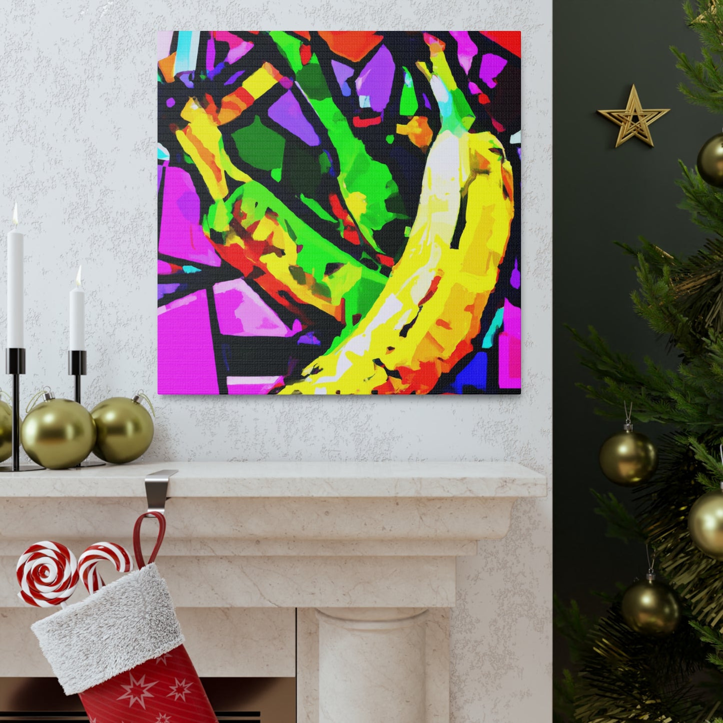 Bananna Pop Explosion - Canvas