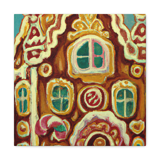 Gingerbread Palace Splendour - Canvas