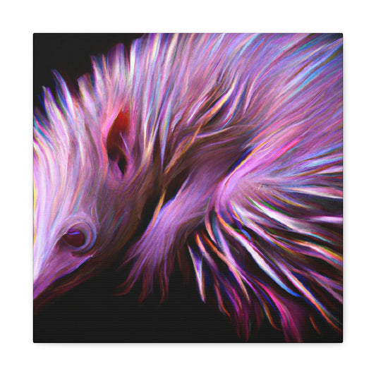 "Echidna's Splendid Hues" - Canvas