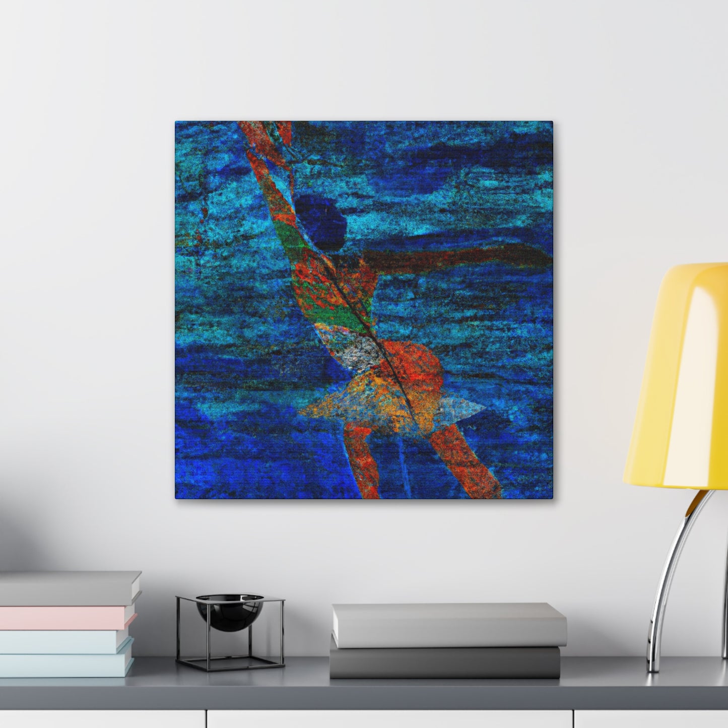 Gymnasts in Motion - Canvas