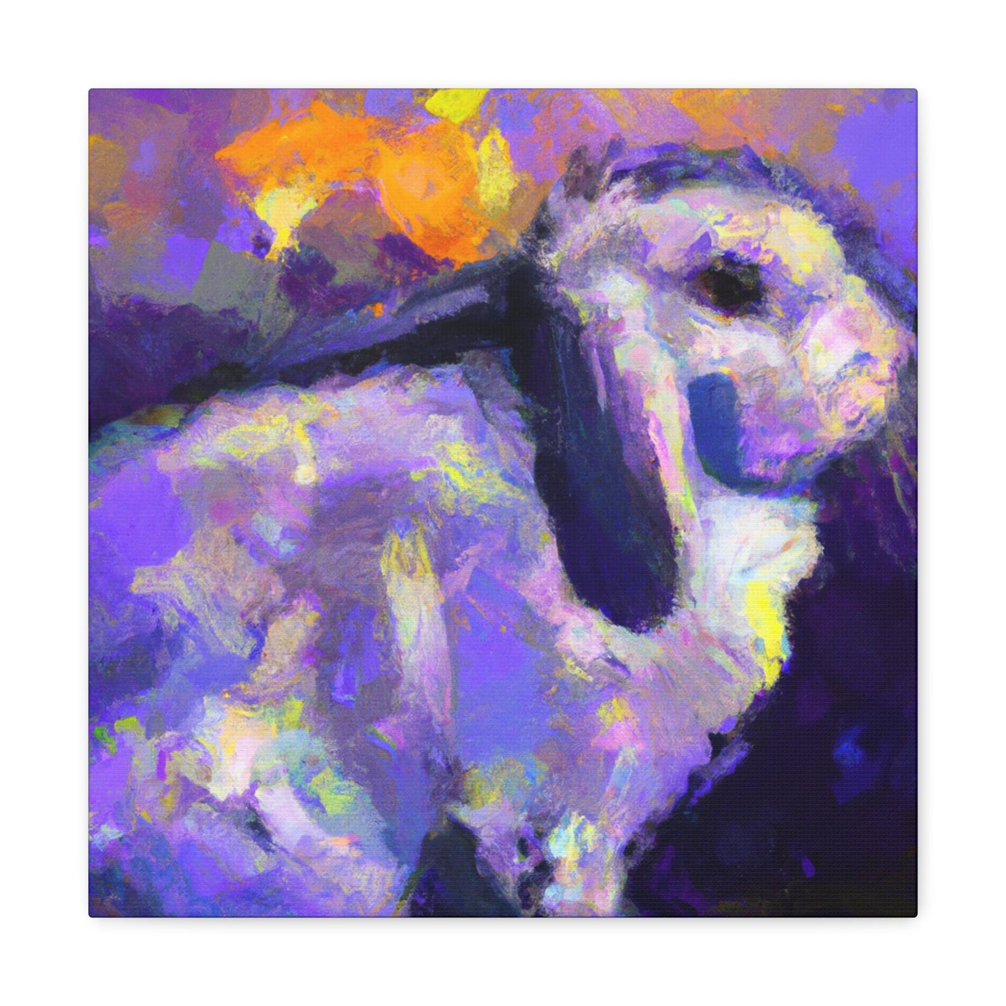 Rabbit in Springtime - Canvas