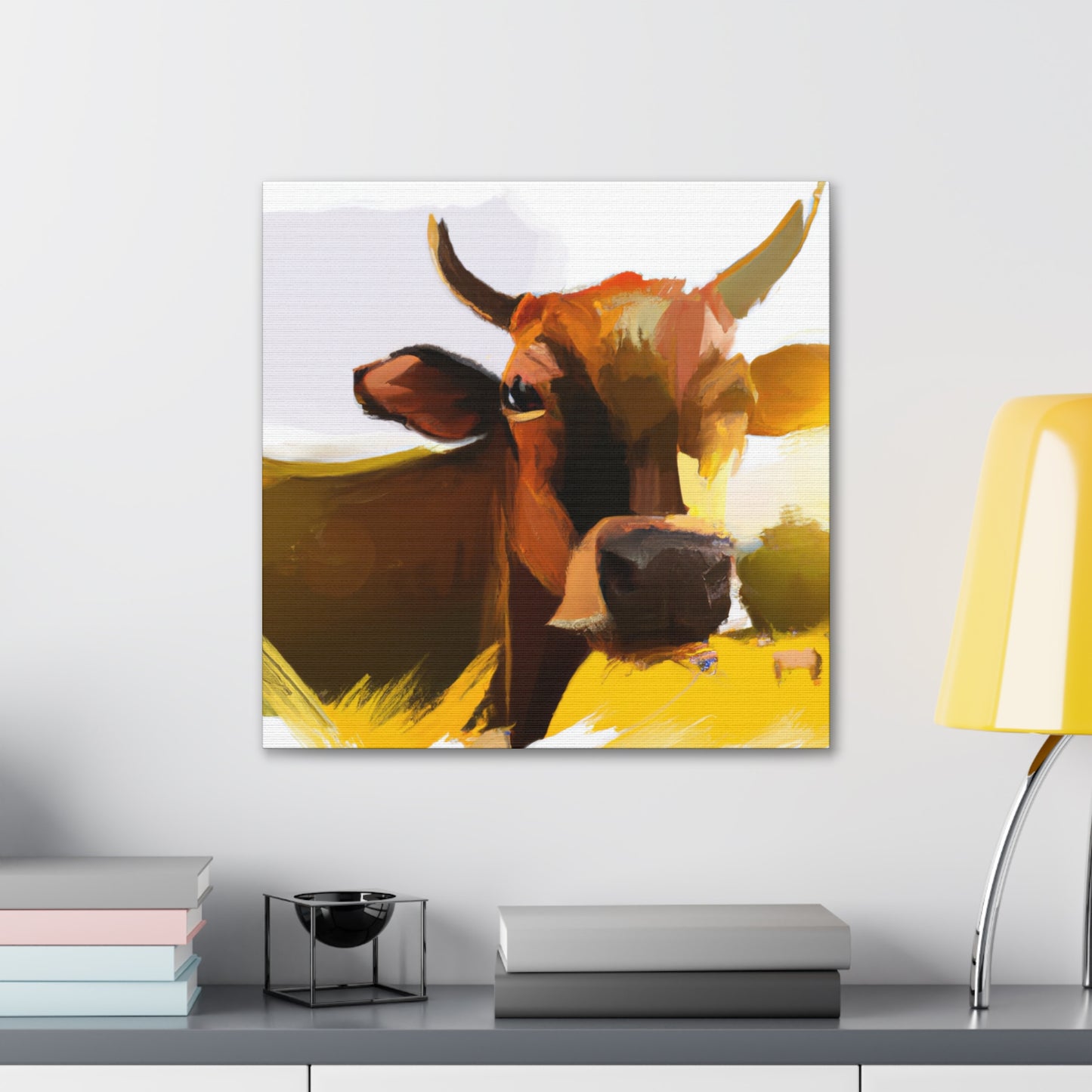 Pastoral Bovine Beauty - Canvas