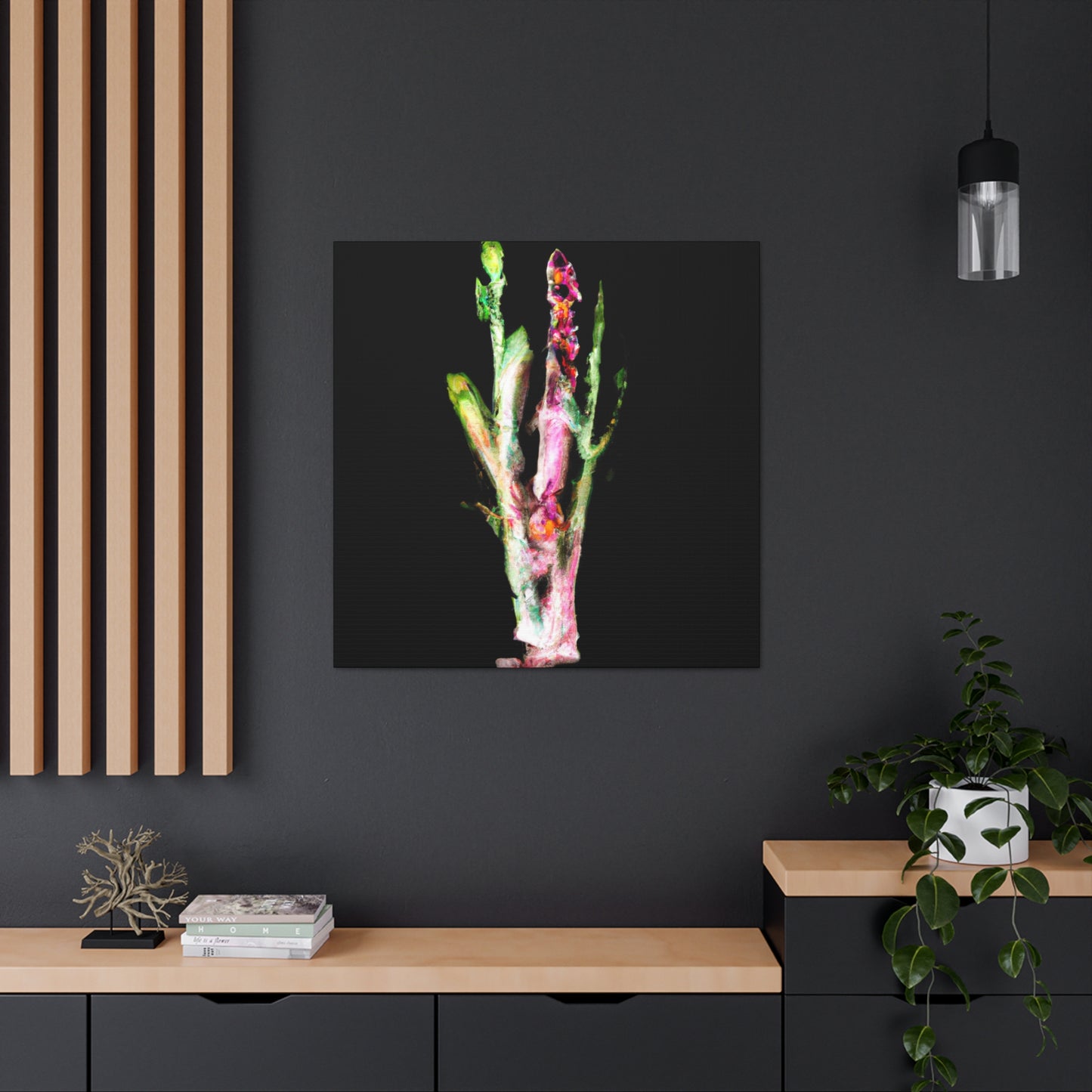 "Asparagus in Baroque". - Canvas