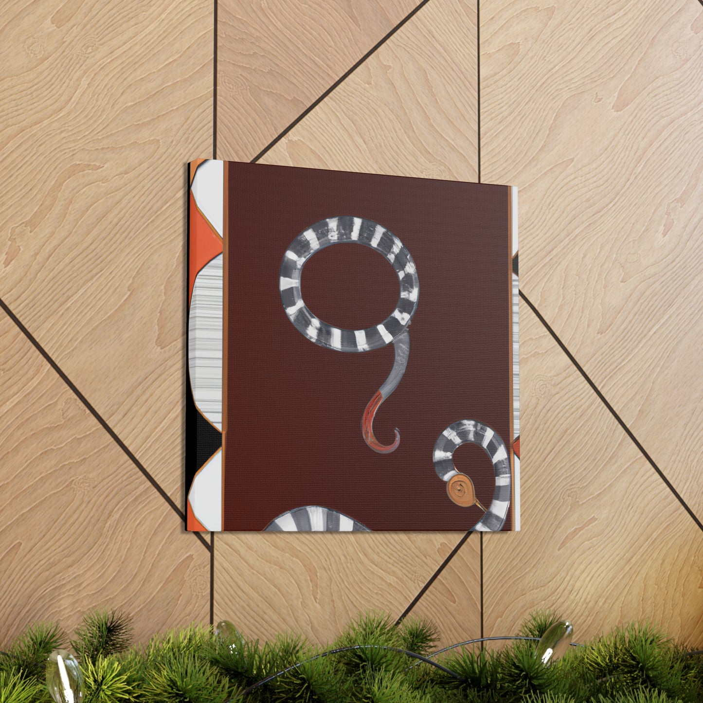 "Corn Snake Deco Dazzle" - Canvas