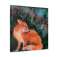 Dhole in Impressionism - Canvas