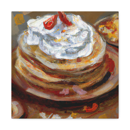 "Pancakes in Impressionism" - Canvas