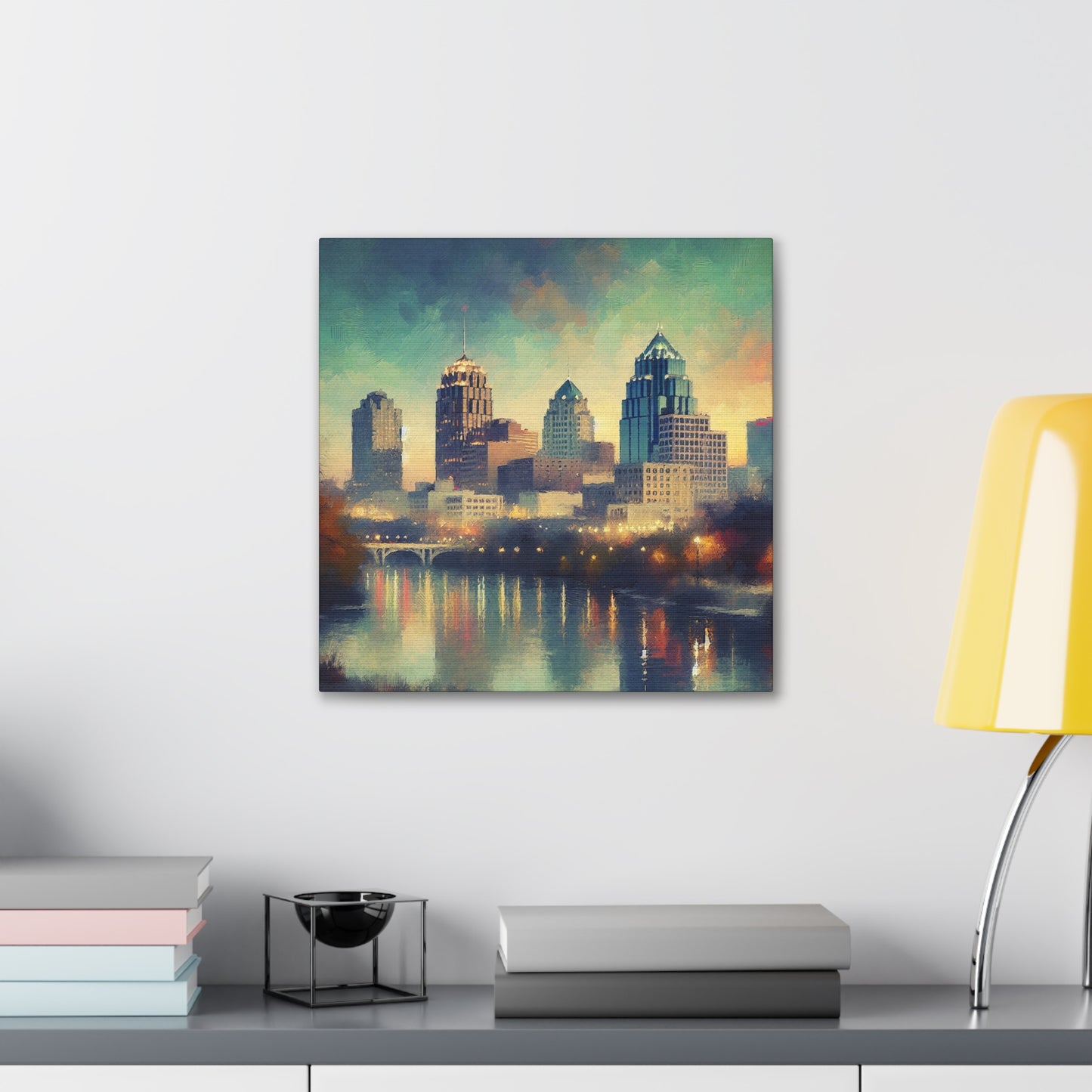 "Vibrant Serenity of San Antonio" - Canvas