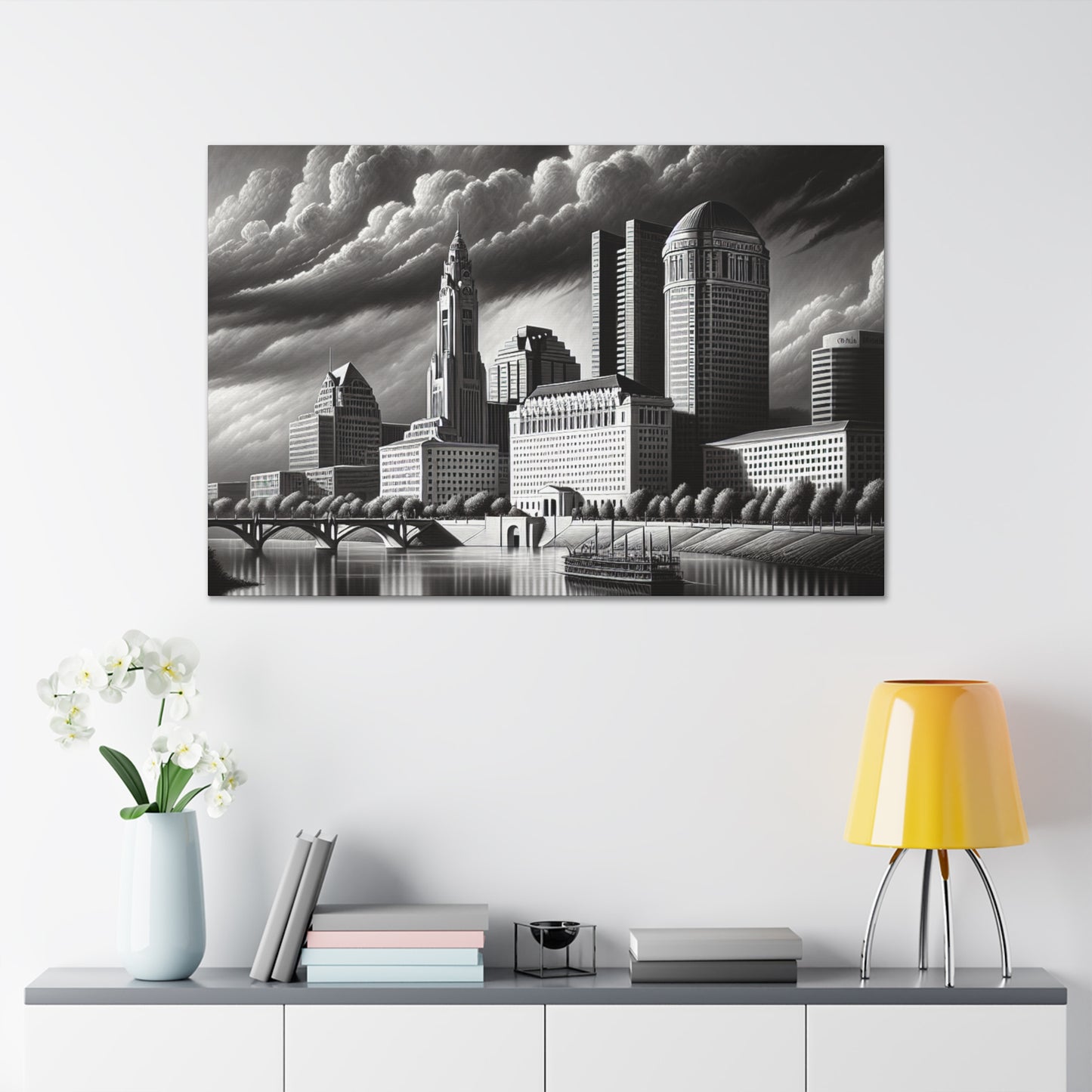 "Columbus: Vibrant Urban Portraits" - Canvas