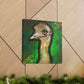 "The Emu's Majestic Stride" - Canvas