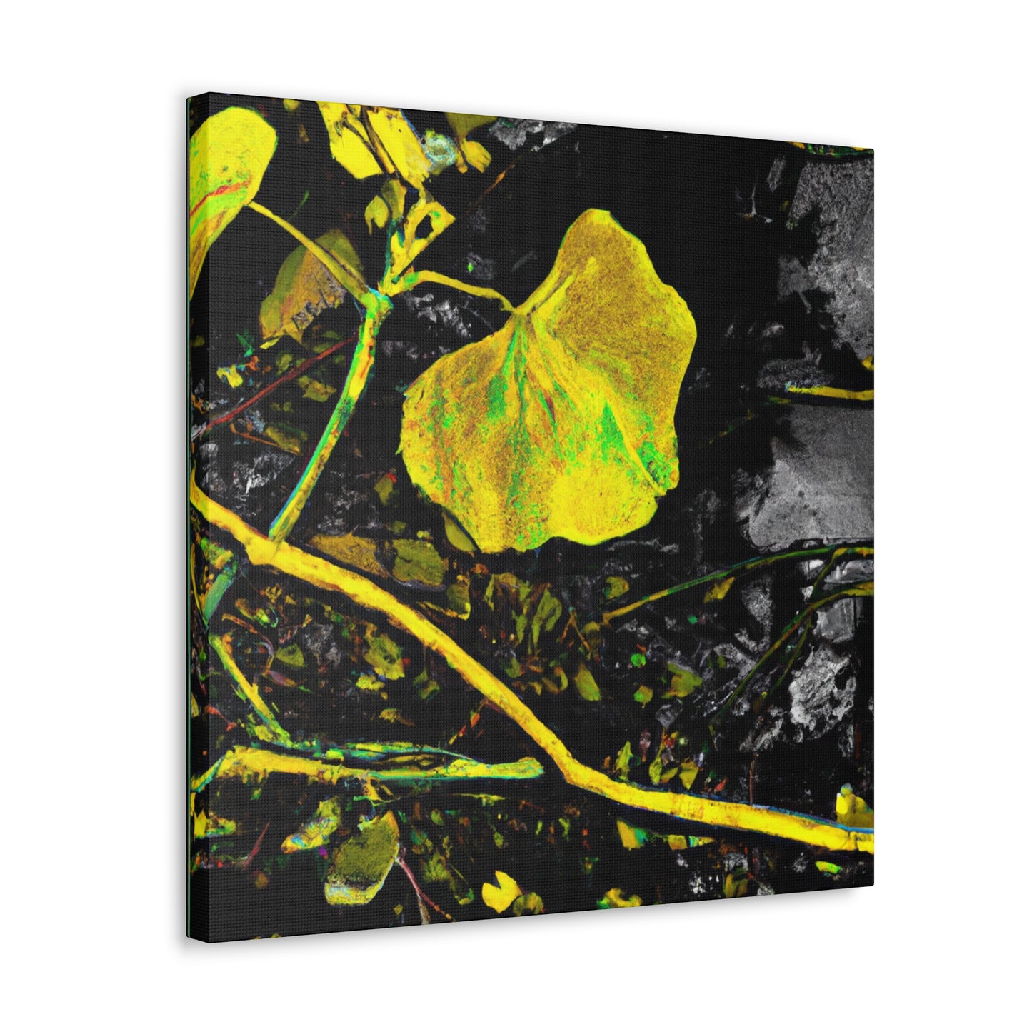 "Autumn Leaf Swirls" - Canvas