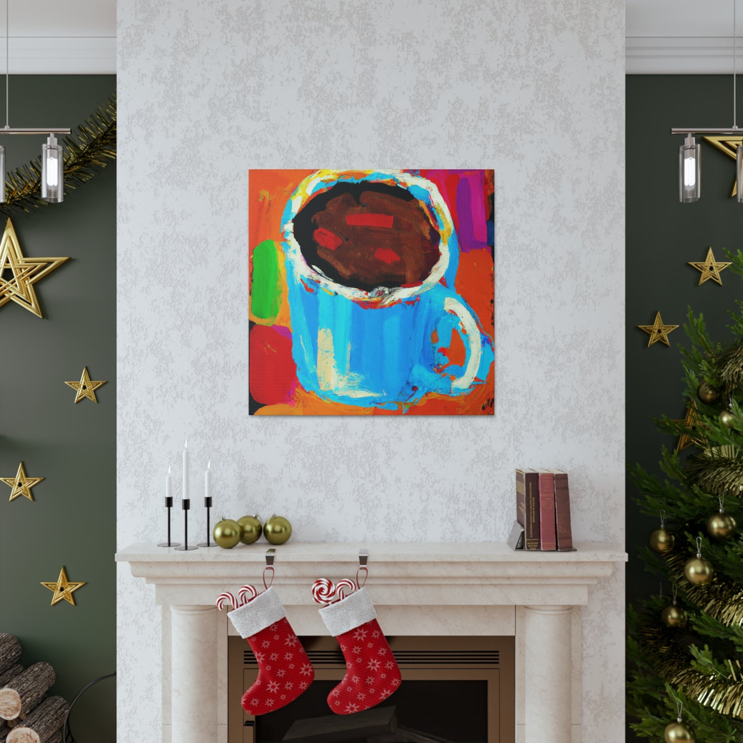 Cup of Coffee Joy - Canvas