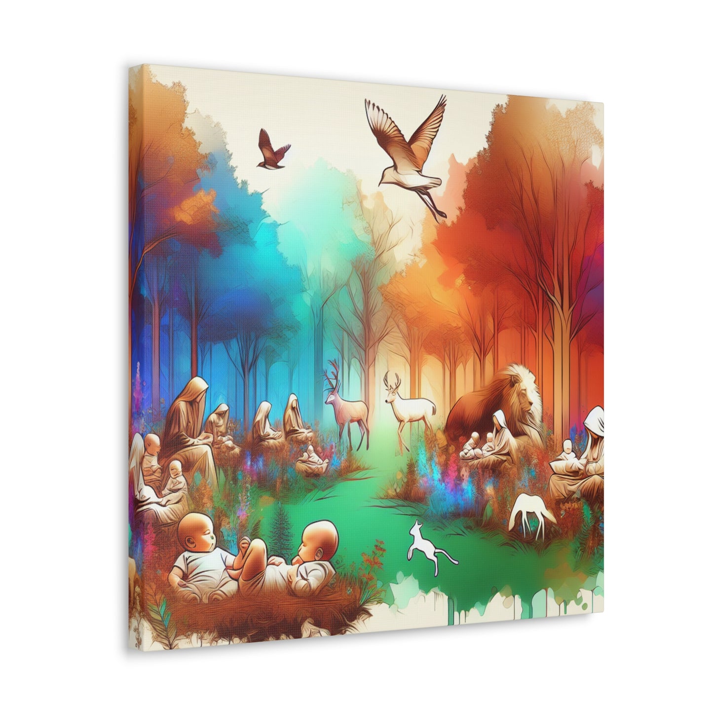 Whispering Woodland Wonders - Canvas