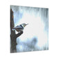 "White-Breasted Nuthatch Bliss" - Canvas