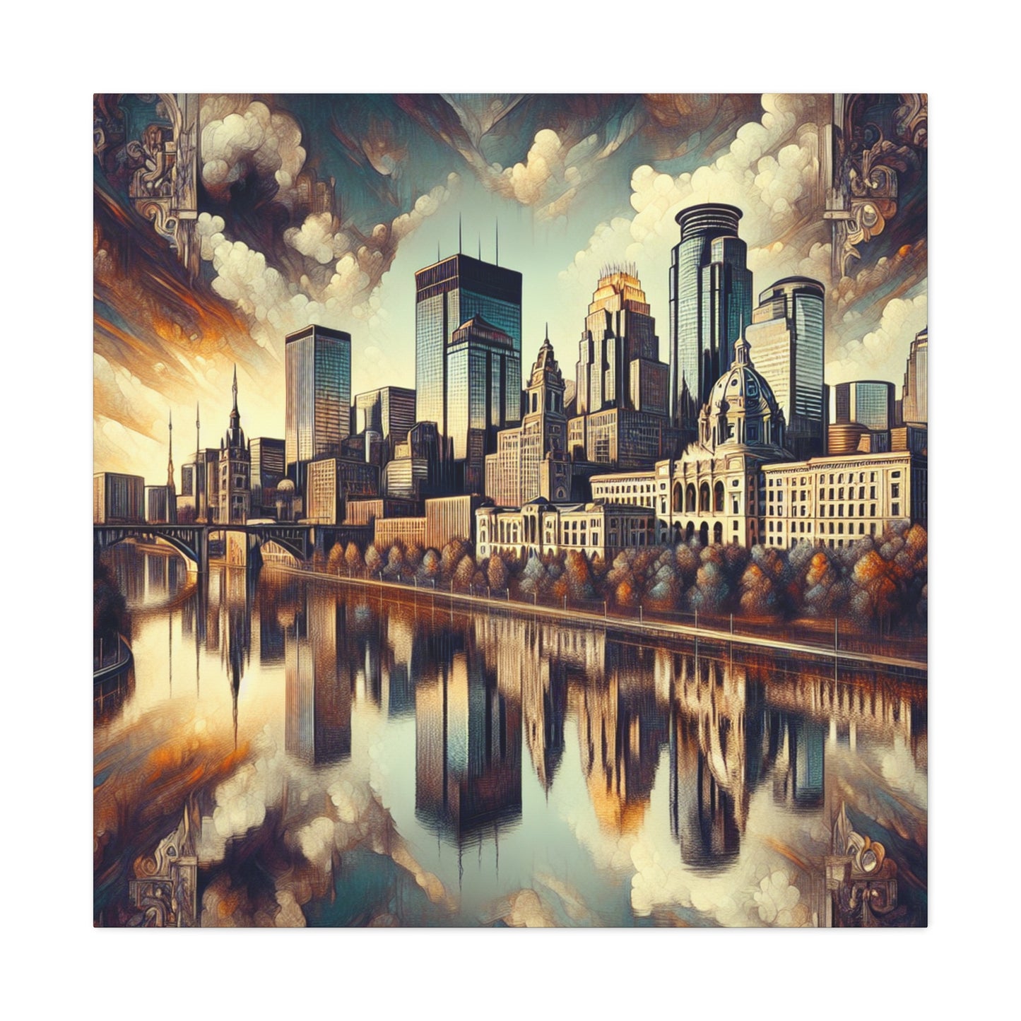 "Majestic Minneapolis Splendor" - Canvas