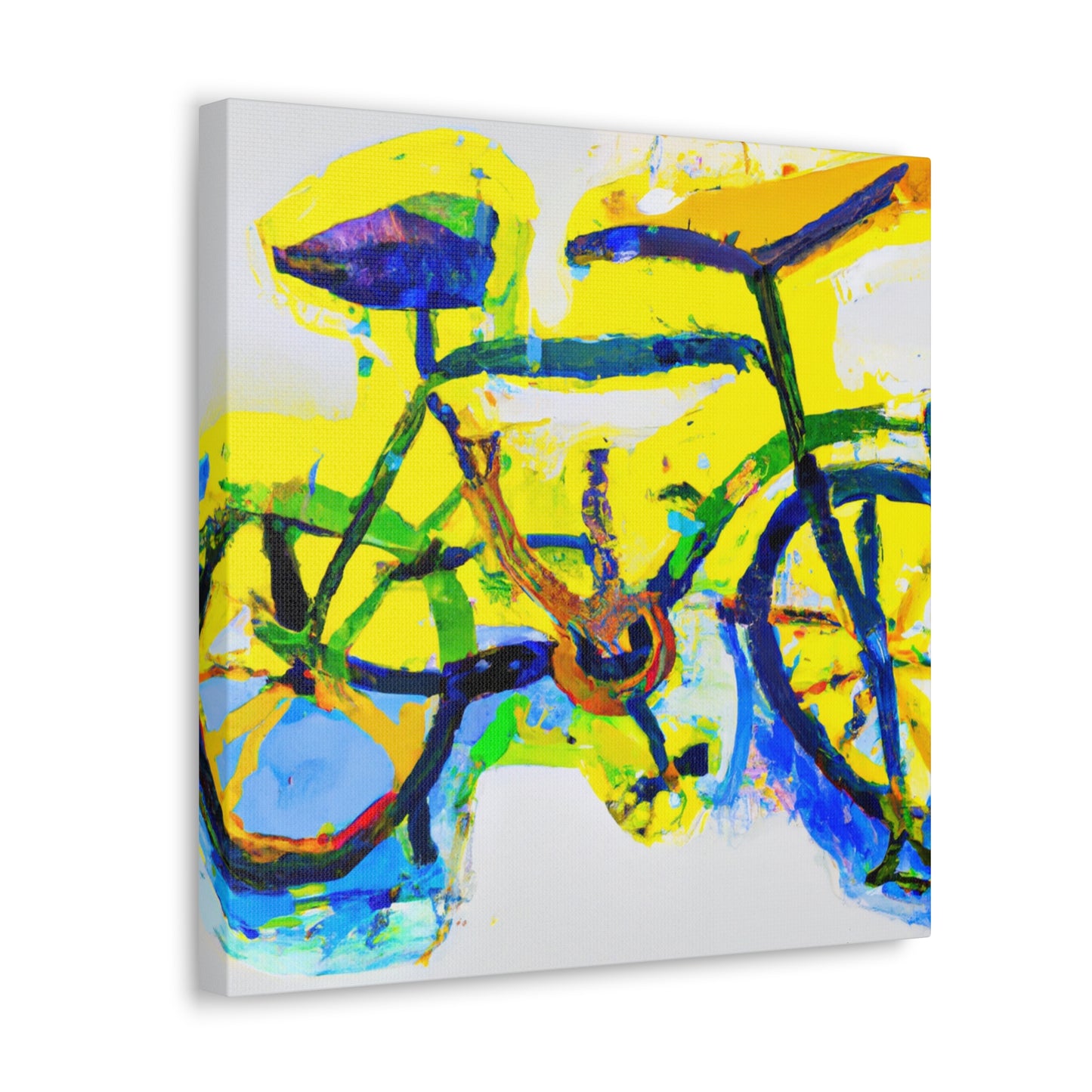 Bicycle in Abstraction - Canvas